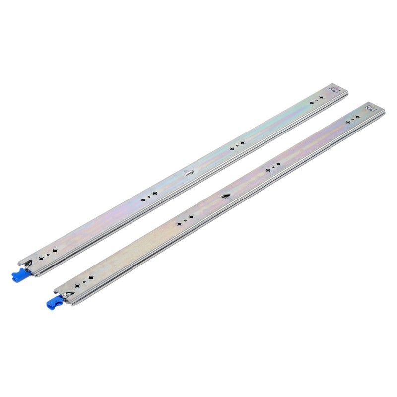 36" Locking Drawer Slides 250lb Heavy Duty Ball Bearing Full Extension With Lock gallery