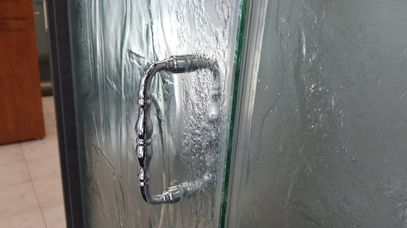 SHOWER DOOR 6" (H) OR SQUARE DOUBLE SIDED HANDLES IN ALL FINISHES SEE BELOW gallery