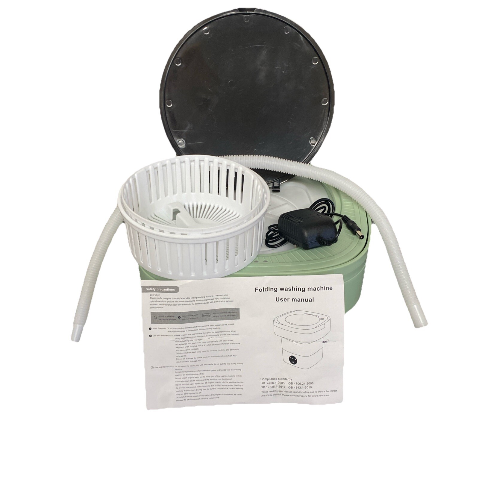 Portable Washing Machine Mini Washer Foldable Washer and Spin Dryer Small Travel gallery