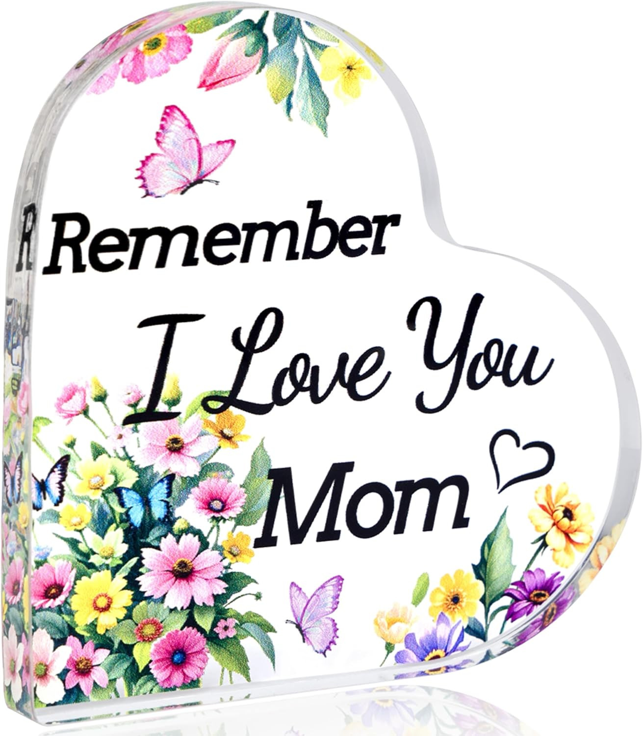 Heart-Shaped Acrylic Plaque - Thoughtful Gifts for Mom on Special Occasions gallery