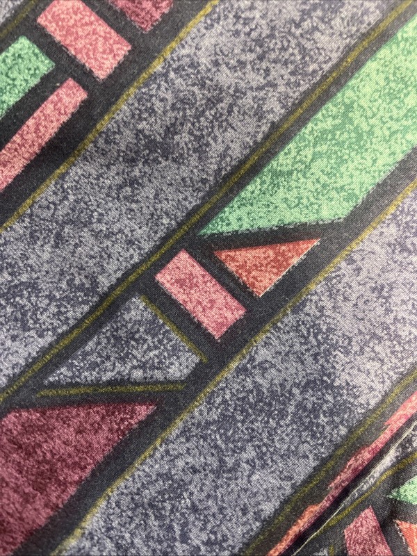 Dan River ︱Twin Flat︱Sheet︱90's ︱Purple︱Violet︱Teal︱Geometric ︱Vintage gallery
