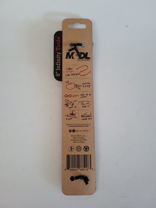 MODL Infinity Tool™ 2 Pack 8" 70lb Strength Buildable Gear Straps gallery