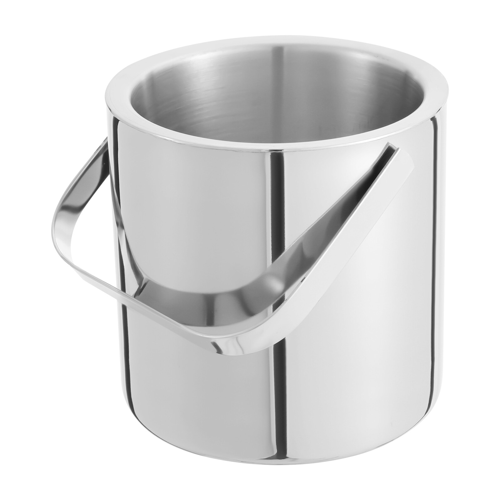 Outdoor Insulated Ice Bucket Stainless Double-Wall With Lid and Ice Tong 1300ML gallery