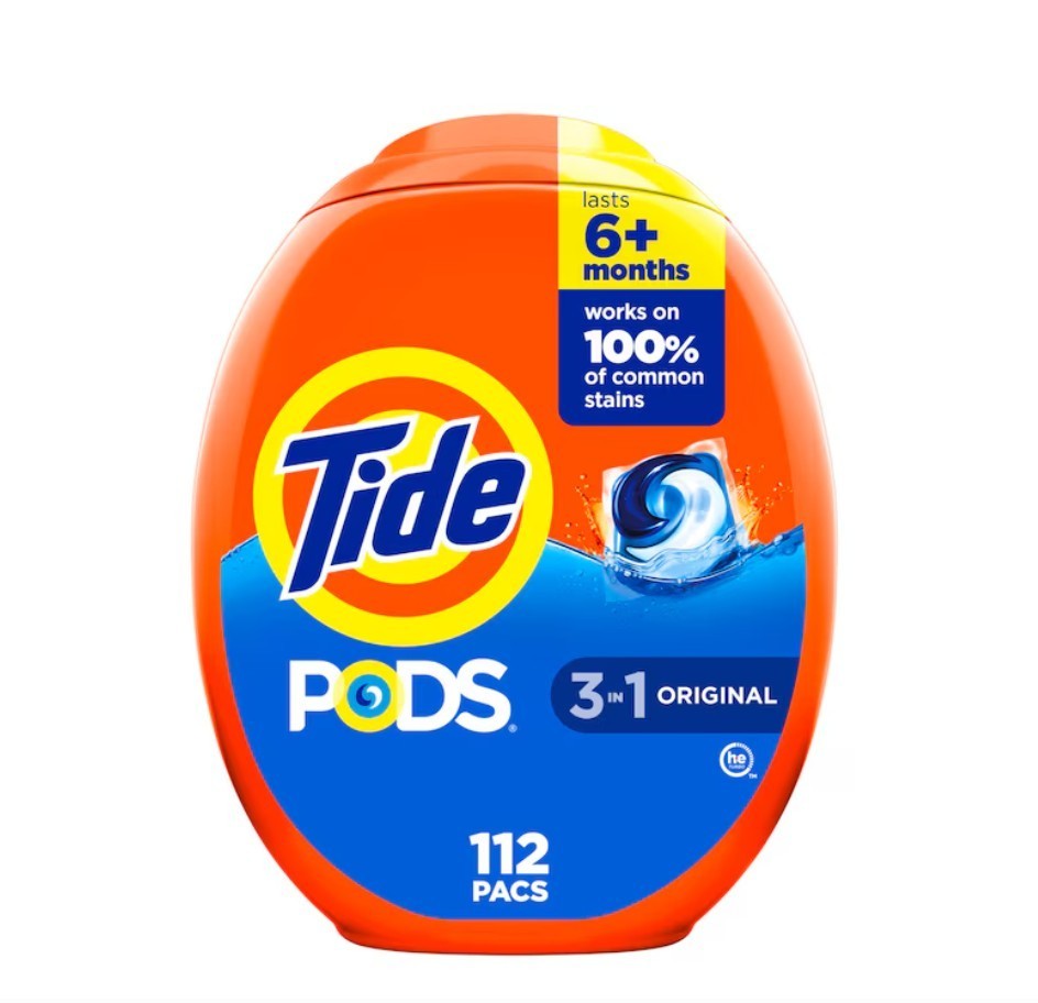 [HOT SALE] 2 PACK Tide Pods Original HE Laundry Detergent 112 Loads 112 -Count gallery
