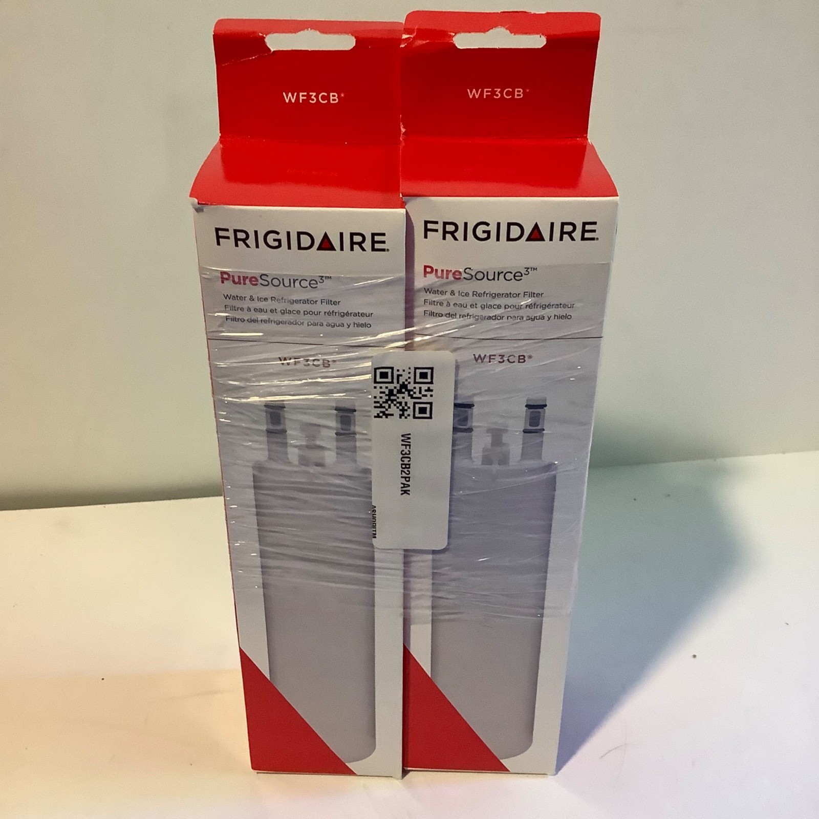 2 PACK Frigdaire WF3CB PureSource 3 Refrigerator Water Filter New Sealed gallery