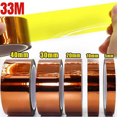 1pc Kapton Polyimide Heat Resistant Insulation Tape 33M Roll – Board Protection