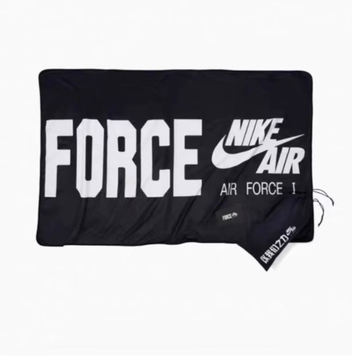 NIKE JUST DO IT AIR FORCE 1 SWOOSH Fleece Throw Blanket 60x40 gallery