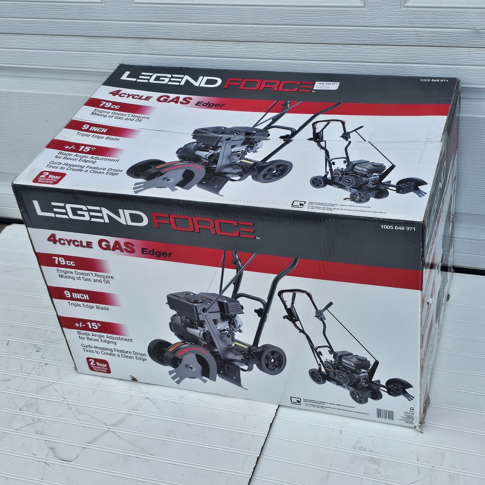 *NEW In Box* Lawn Edger Gas Walk Behind Curb Sidewalk Trimmer Commercial 9" 79cc gallery