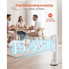 Bladeless Air Circulator: 80° Sweep, 8 Speeds, 9H Timer, 35dB Quiet, Remote gallery