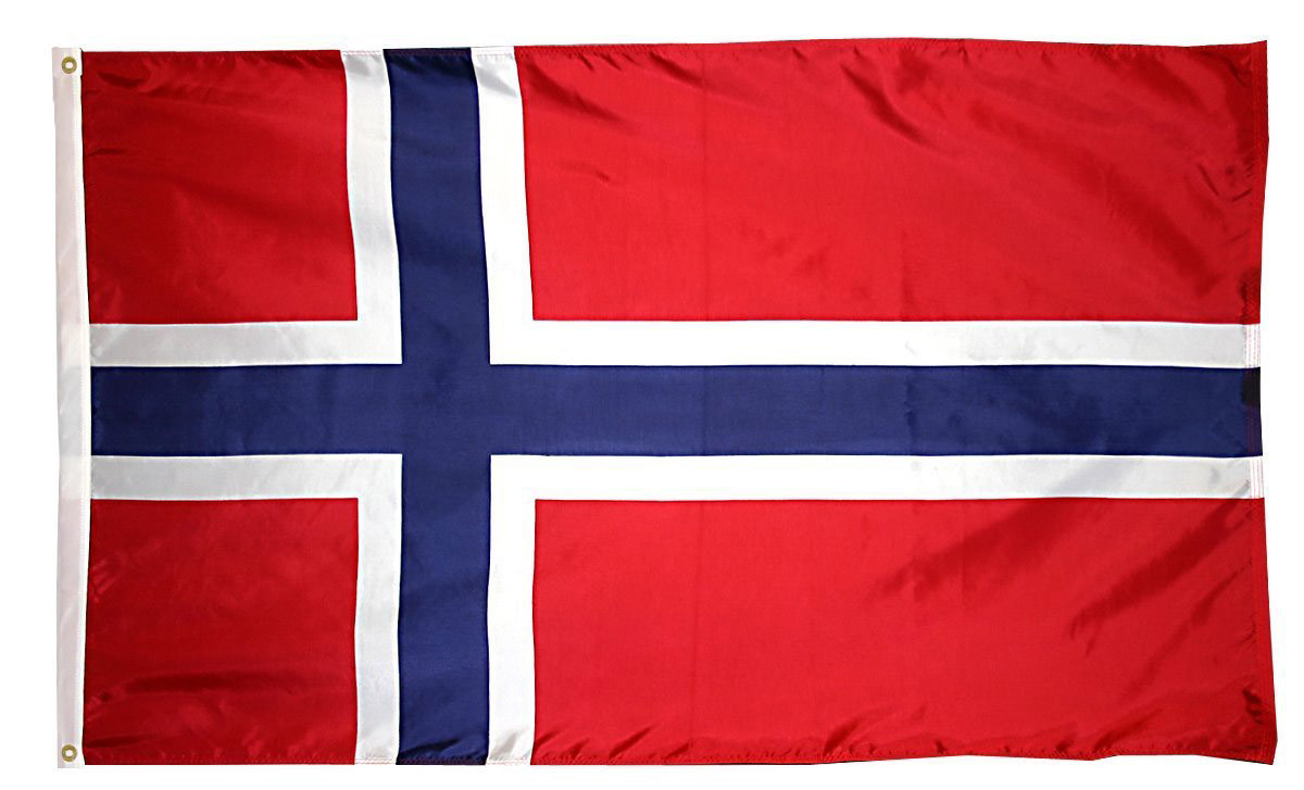 2x3 Norway Flag 2'x3' Polyester House Banner Grommets fade resistant 100D gallery
