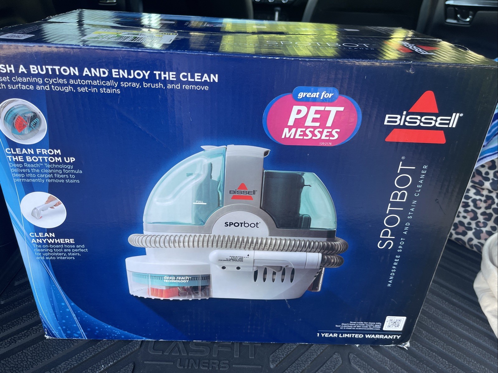 Bissell SpotBot 78R5 Portable Hands Free Carpet Cleaner Vacuum Pet Stain Remover gallery