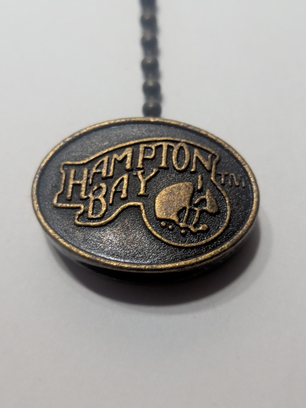 ✨USED✨ Hampton Bay Fan/Light Pull Chain Metal Replacement Part - Advertisement gallery