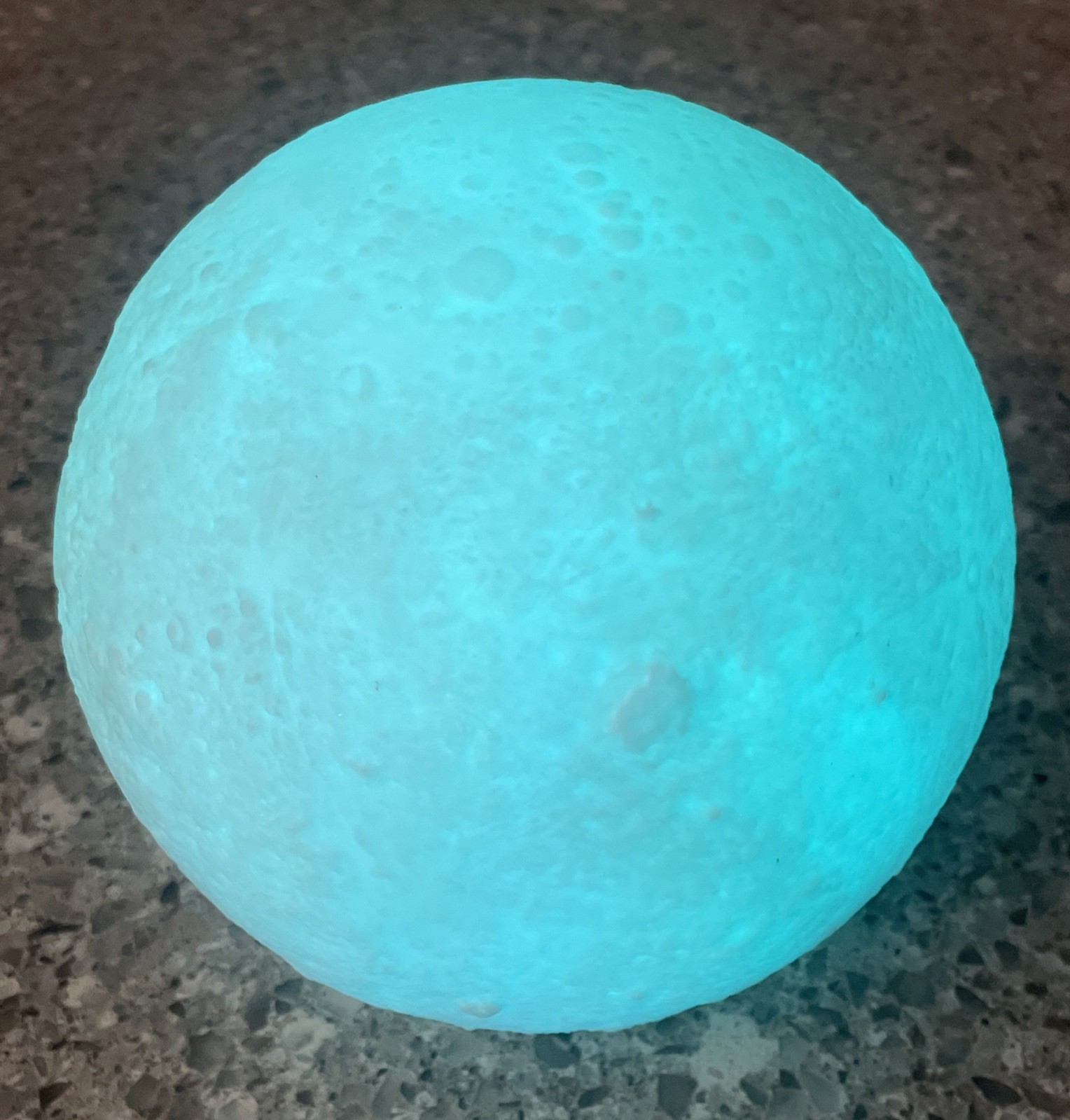 3D Moon Lamp Night Light LED Lunar Moonlight Globe Multicolor AAA Batt AC 5.5”in gallery