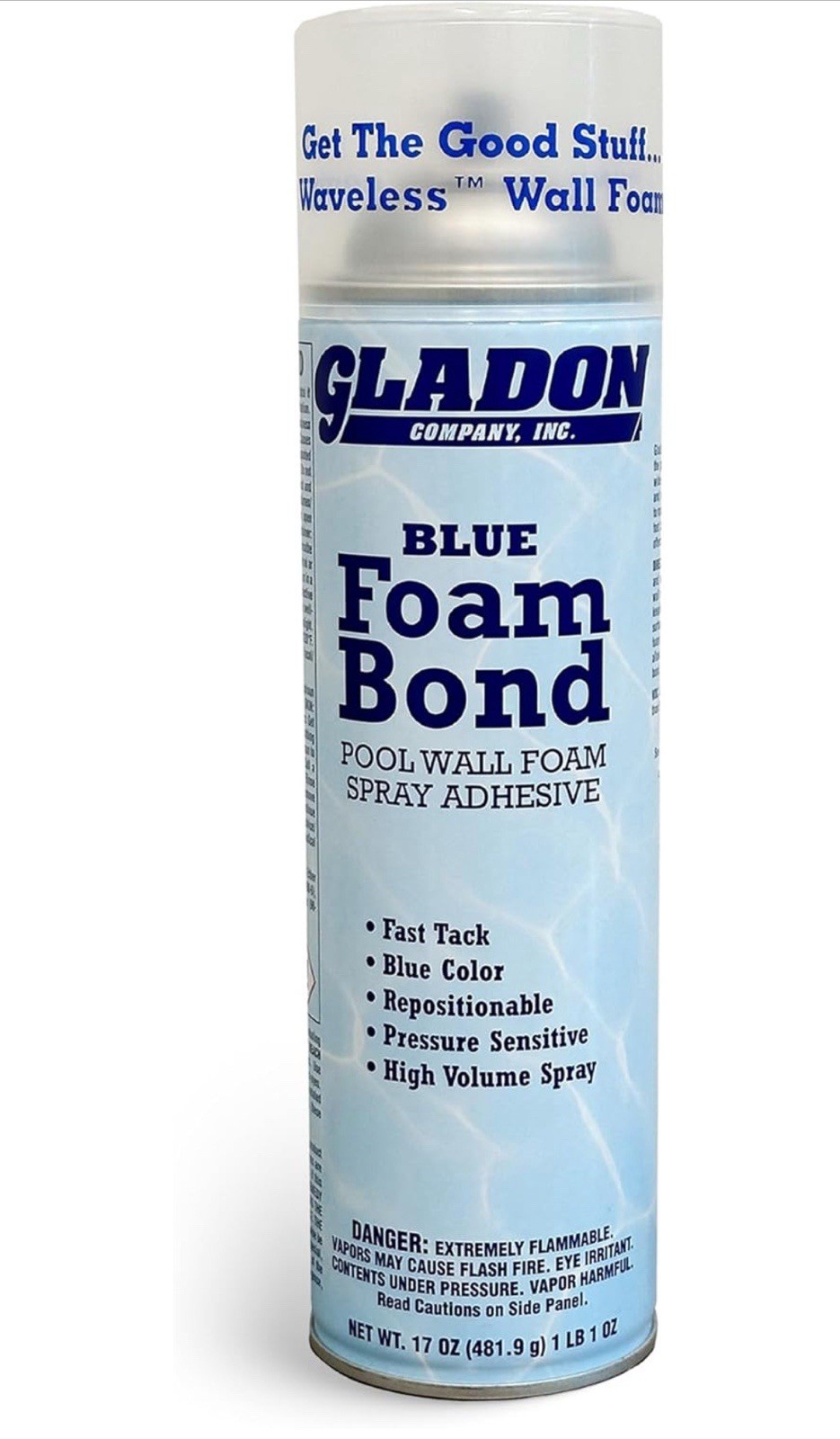 Gladon Foam- Above & In Ground Pool Foam Spray Adhesive 17oz gallery
