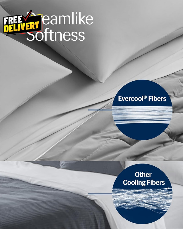 Evercool Cooling Comforter Full/Queen Blanket for Hot Sleepers All Season Bed... gallery