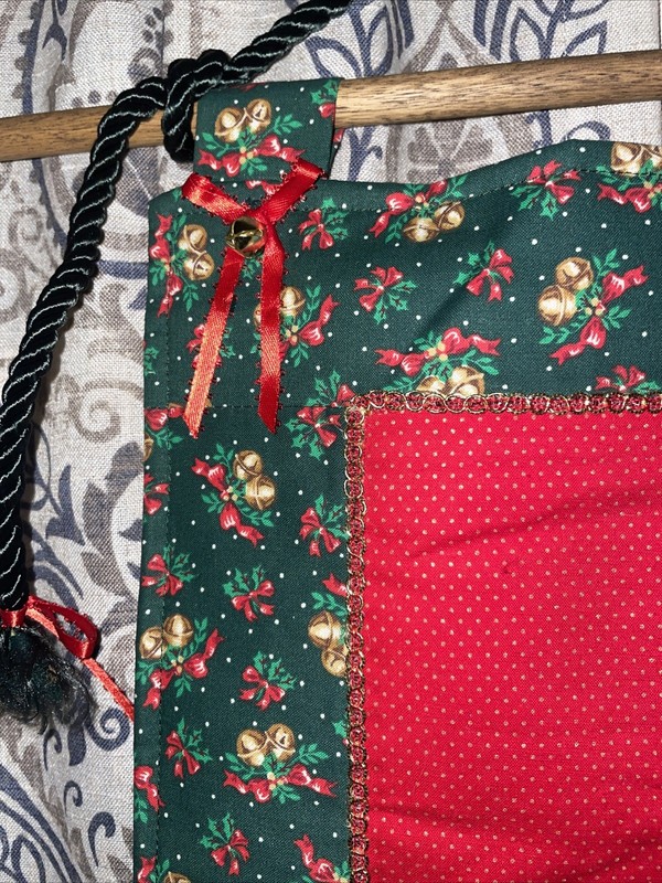 Unbranded Advent Calendar Countdown Christmas Tree Fabric Pocket W/ 26 Ornaments gallery