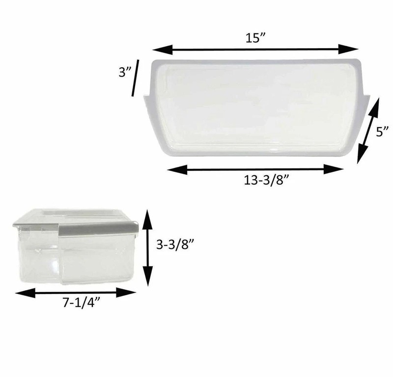 W10321304 Bin Compatible with Whirlpool Refrigerator gallery