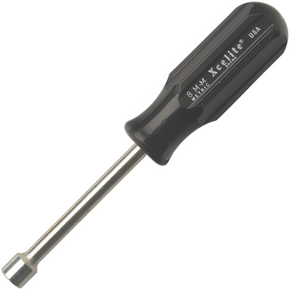 Xcelite 8MM (8MM XCELITE METRIC NUTDRIVER) Black Handle 6 " total length gallery