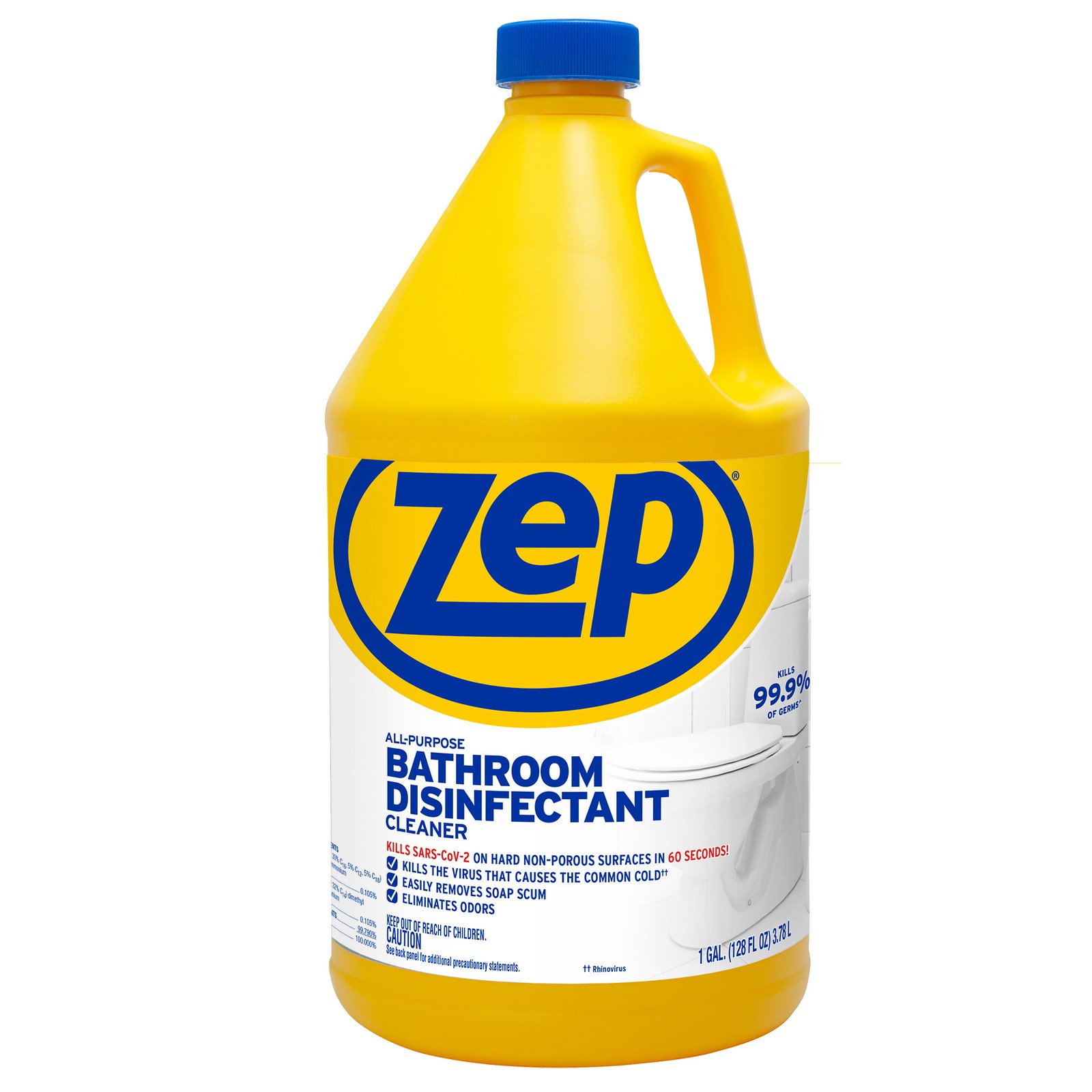 Zep All-Purpose Bathroom Disinfectant Cleaner - 1 Gallon (Case of 4) ZUAPBD128 - gallery