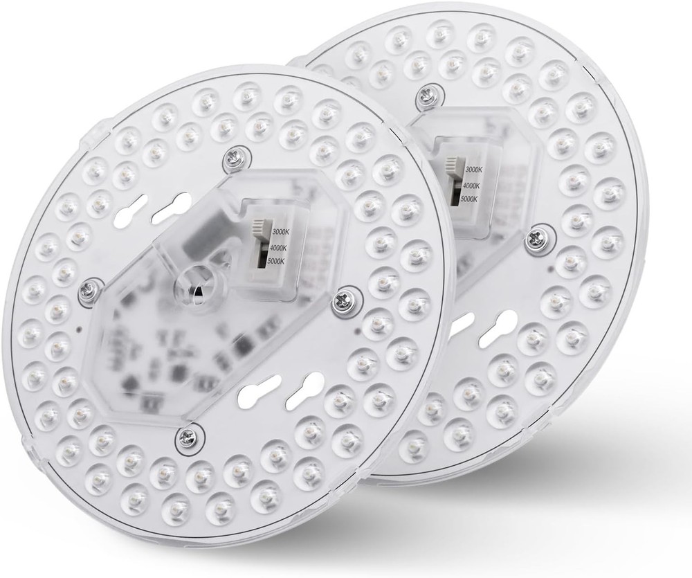 2 Pack LED Light Engine Retrofit Kit, 6inch 24W 2200Lm, 3CCT 3000K/4000K/5000...