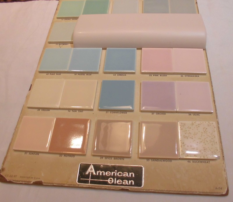 1 pc. Matte *Soft Pink* Ceramic Radius/Mudd Cap Bullnose Trim Florida Tile, New gallery