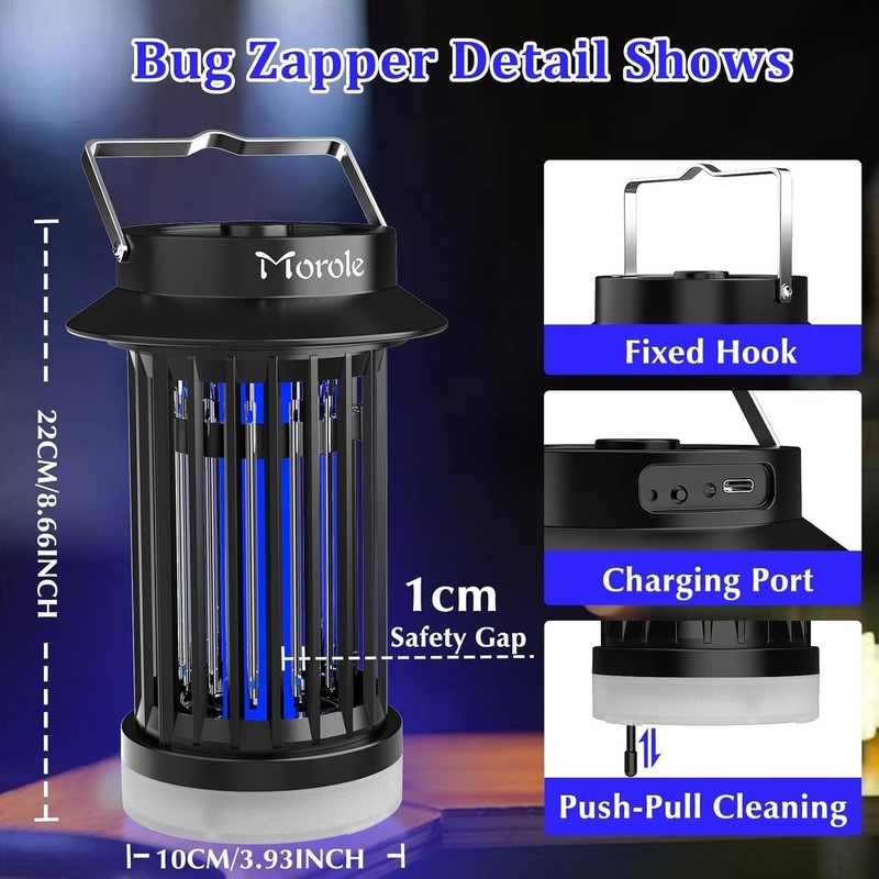 Bug Zapper 3200V Electronic Mosquito Zapper for Outdoor and Indoor Waterproof gallery