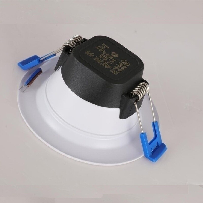 10Pcs Dimmable 5W LED Downlight Three-color Recessed Ceiling Light 85V-265V gallery