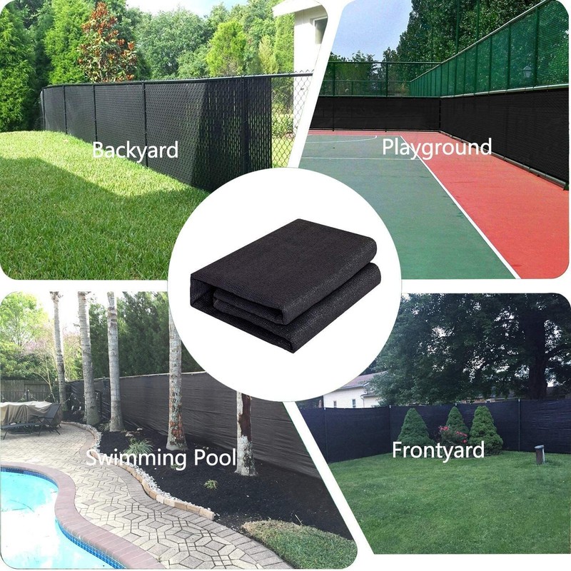 3' 4' 5' 6' 8' x 50' Windscreen Privacy Fence Shade Cover Mesh Garde Patio Tarp gallery