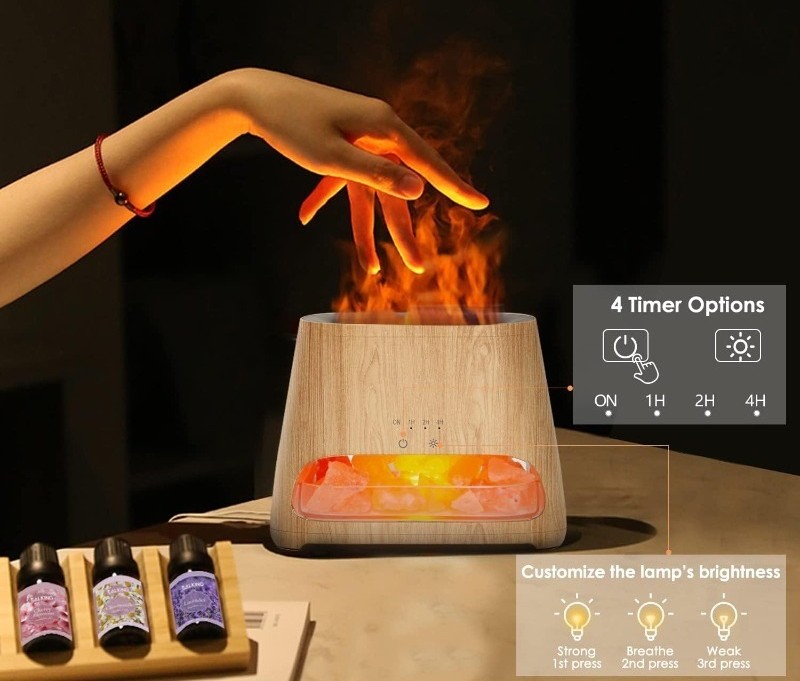 Essential Oil Aromatherapy Diffuser 2 in 1 for salt therapy & aromatherapy Timer gallery