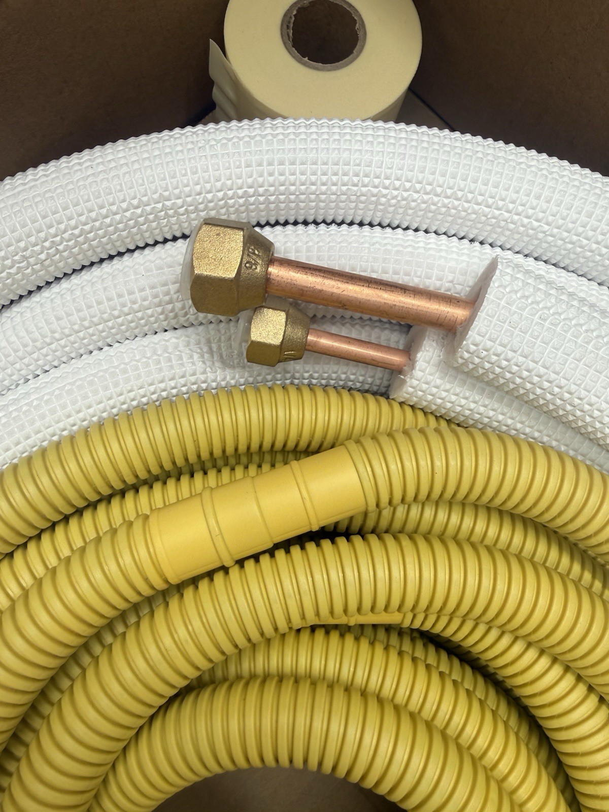 Findmall Mini Split Heat Pump Install Kit 1/4" & 3/8" Copper Line 25 FT Kit gallery