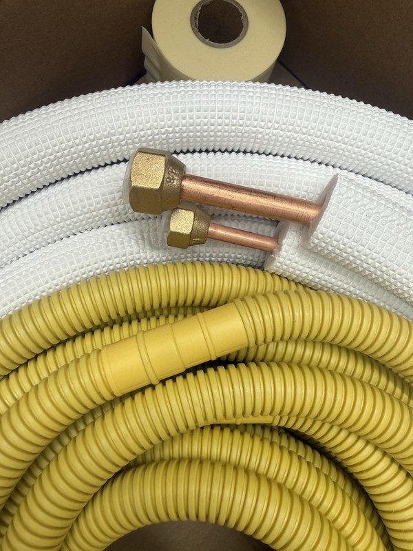 Findmall Mini Split Heat Pump Install Kit 1/4" & 3/8" Copper Line 25 FT Kit gallery