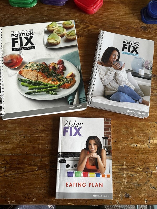 Portion Control Containers/ Books/ Bundle For Healthy/ Clean Eating / Diet gallery