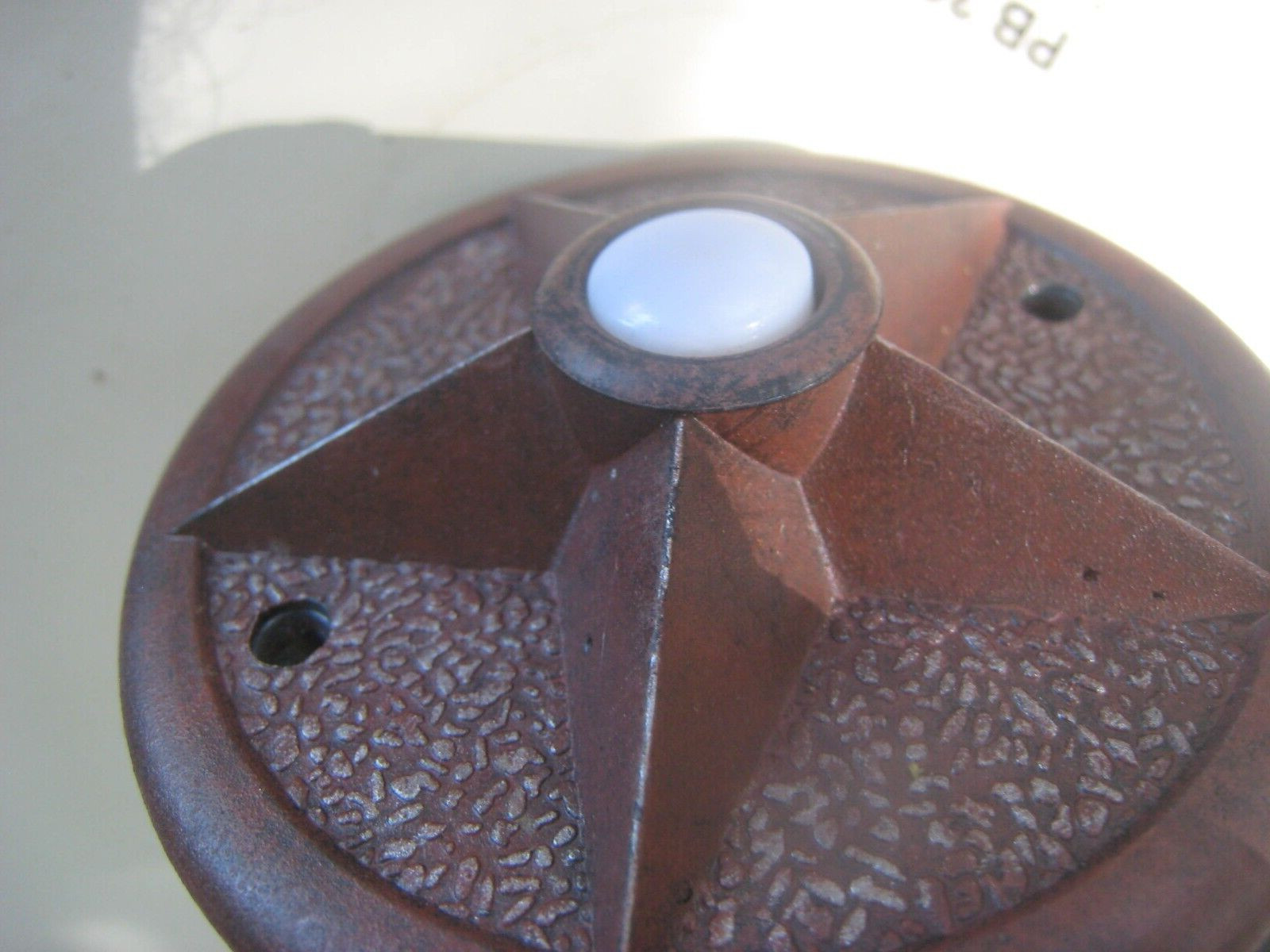 Craftmade PB3036-RI Surface Mount Lighted Doorbell Push Button RUSTIC IRON gallery