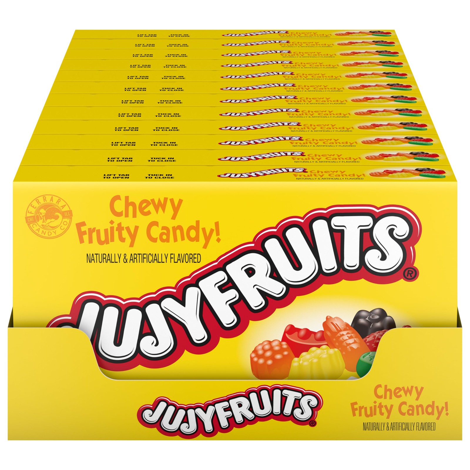 Wonka Jujyfruits Gummy candy Assorted Gummy Candy 5 Ounce Theater Pack of 12​ gallery