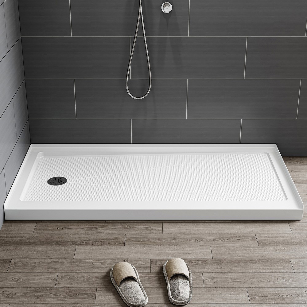 HOROW Shower Base 60'' x 30'' Rectangle Single Threshold Shower Pan for Bathroom