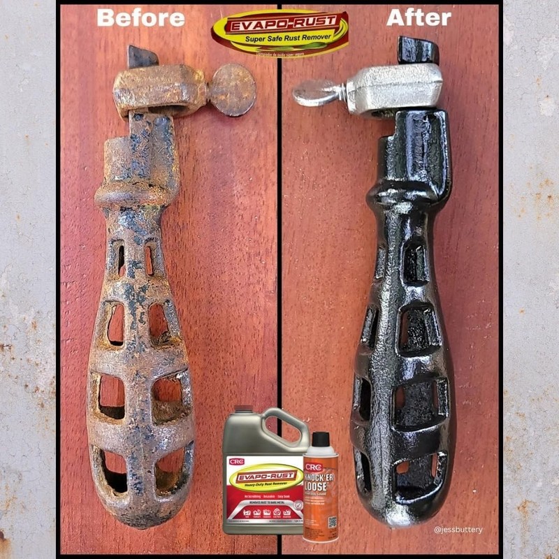 Professional Grade 128 oz. Rust Cleaner - Non-Toxic, Safe for Auto Parts & Tools gallery