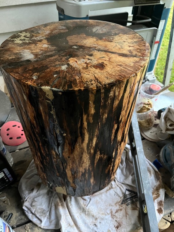 Tree Stump Stool, Natural Edge Side Table End Table gallery