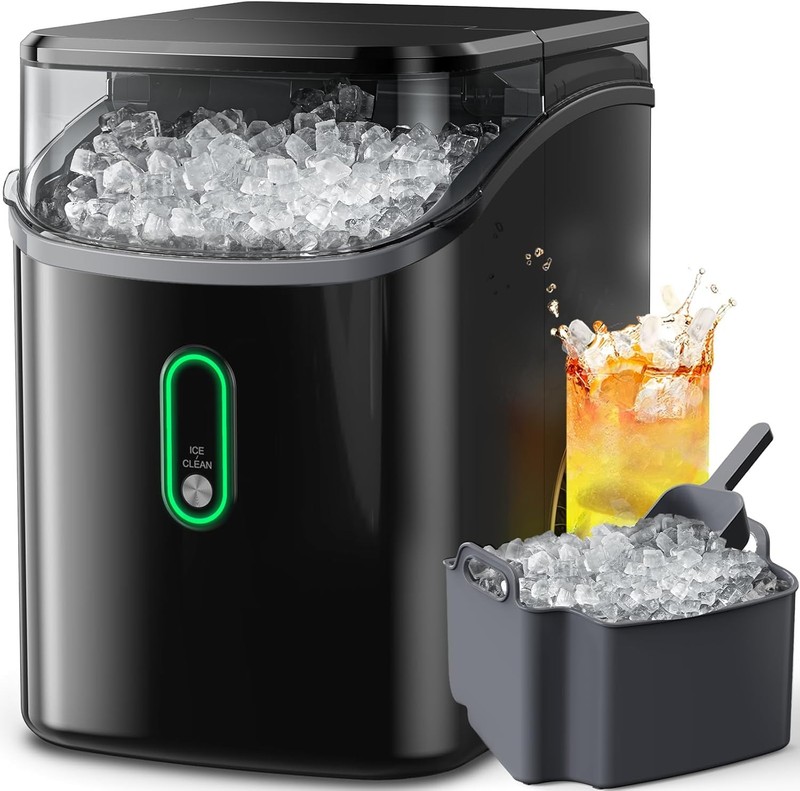 Silonn Nugget Ice Maker Countertop, Pebble Ice Makers with Crushed Soft Chewable gallery