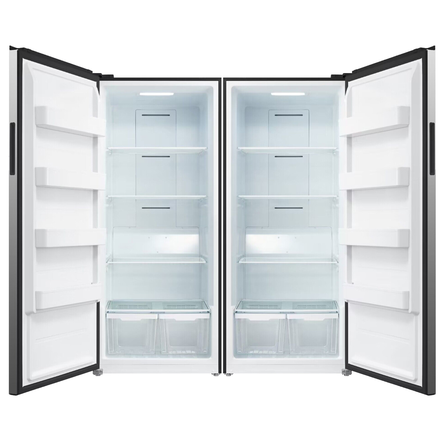 21 Cu.Ft. Freezer and Refrigerator Combo Stainless Steel Fridge/Freezer No Noise gallery
