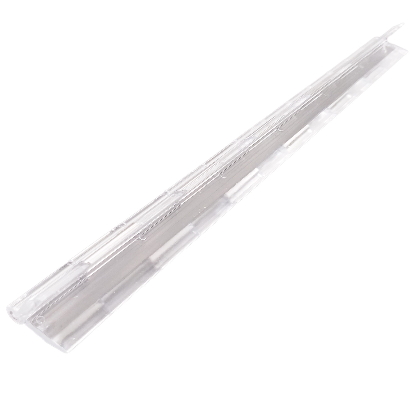US Stock 2pcs Clear PMMA Acrylic Plastic Folding Plexiglass Hinge 300 x 45mm gallery