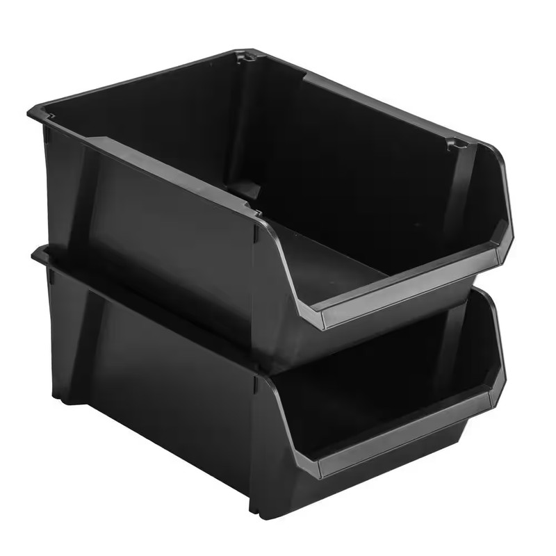 12 In. Stacking Tool Storage Bin gallery