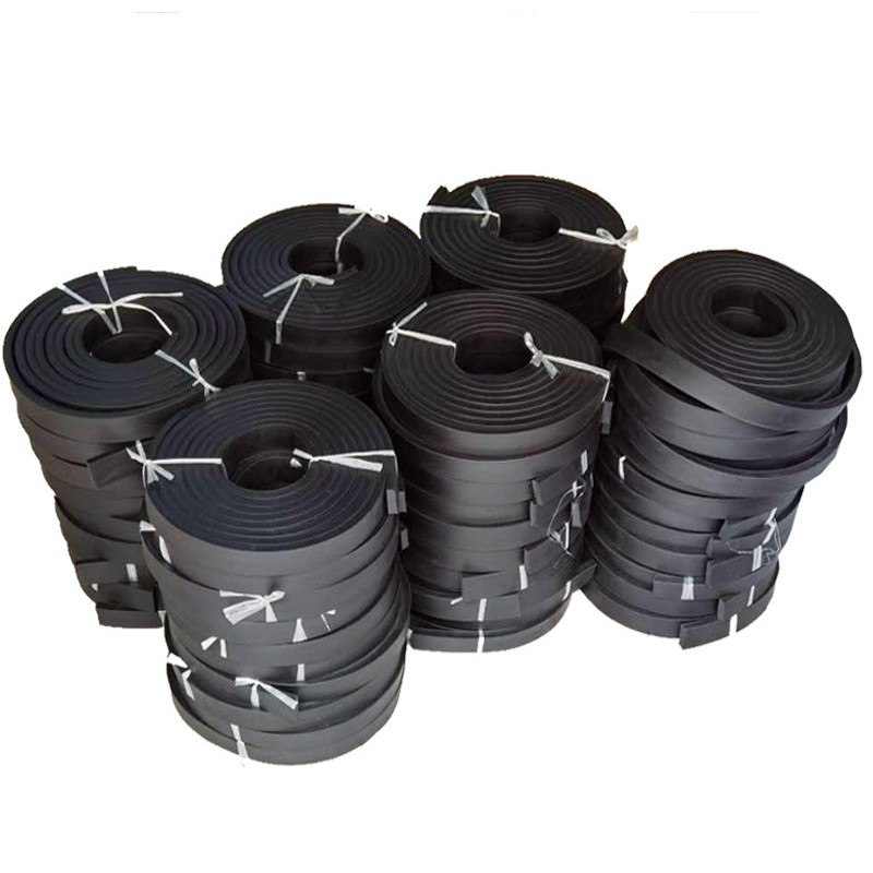 Solid Nitrile Rubber Sealing Strips Square Strips waterproof Wide 4mm-70mm Black gallery