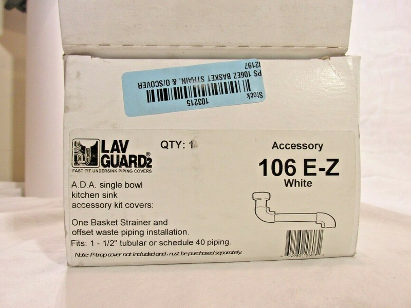 IPS 106EZ - ADA Compliant Kitchen Sink, Offset Pipe Cover Assembly gallery