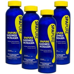 SpaPure Calcium Hardness Increaser 16oz 4 Pack Prevents Corrosion in Hot Tubs
