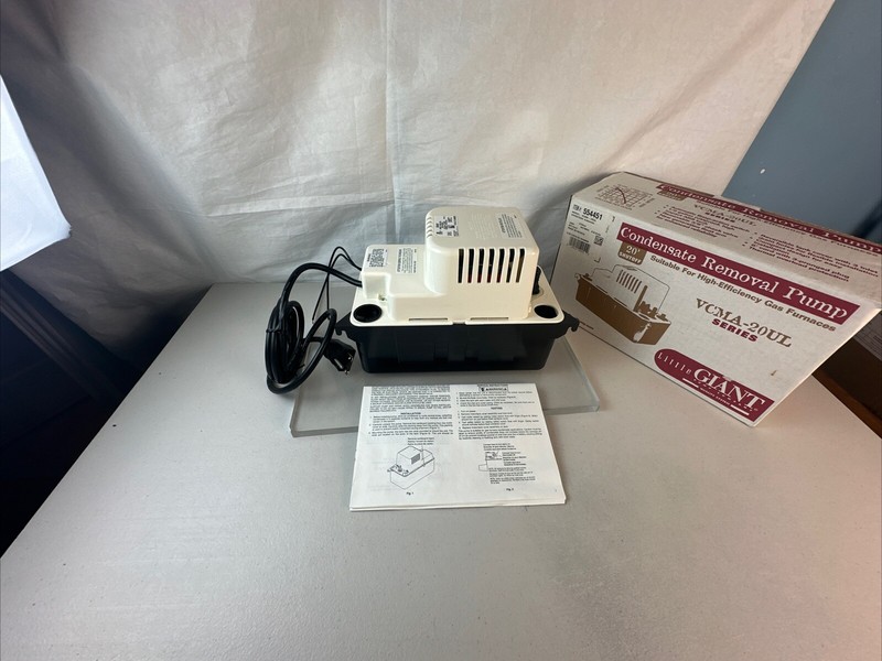 Little Giant 554451,VCMA-20UL,Automatic Condensate Removal Pump 1/30 HP,230 Volt gallery
