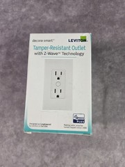 Leviton Z Wave Plus Decora Smart Electrical Outlet with Voice Control 15A