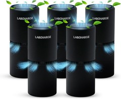 LabCharge Small Ionic Air Purifier for Home & Bedroom – Silent HEPA Filter –