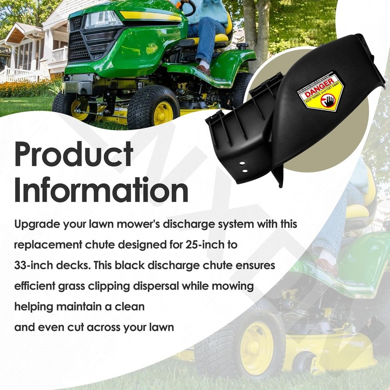 Snapper 7026233YP Mower Deck Discharge Chute Deflector 25" 33" gallery