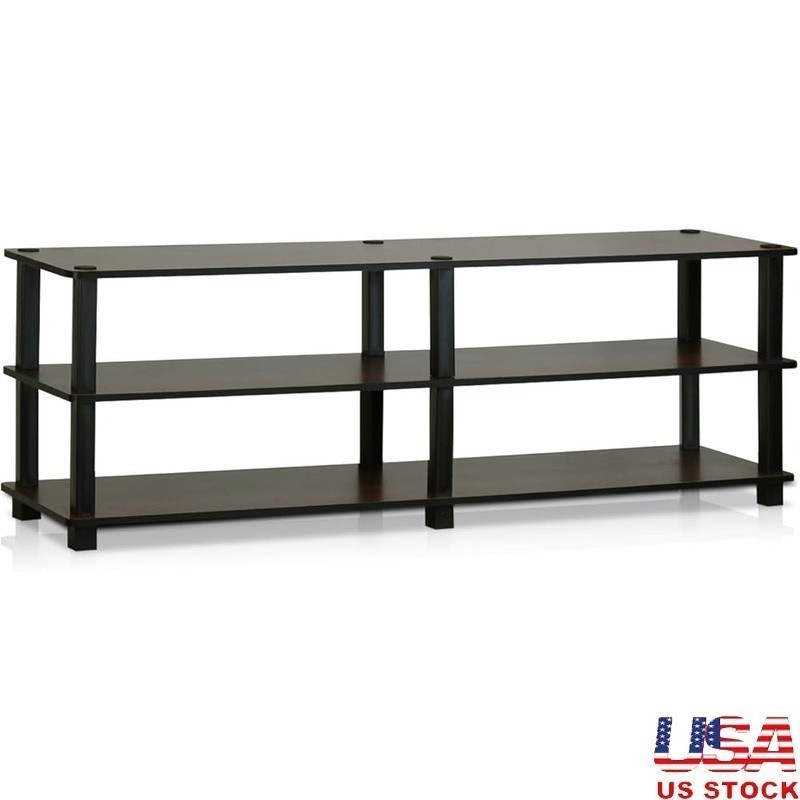 TV Stand 3-Tier No Tools Entertainment Center for TV up to 46 InchTV Console gallery