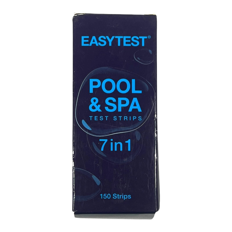 Easytest Pool & Spa Test Strips - 7 in 1 Chemical Testing 150 strips - EX 02/27 gallery